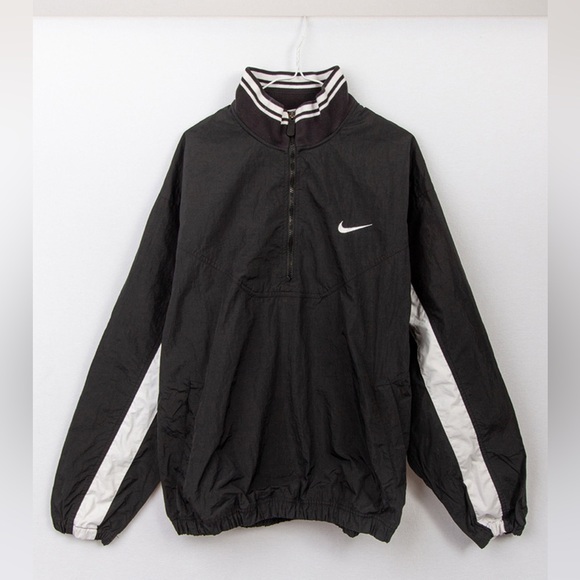 Vintage Goat 90s Nike half-zip nylon pullover windbreaker jacket Retro Size XL - Picture 2 of 14